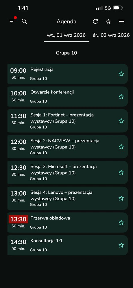 Krok 04 - aplikacja mKonferencja