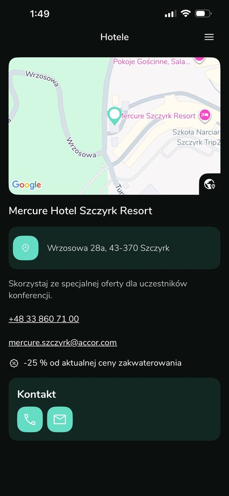 Krok 10 - aplikacja mKonferencja